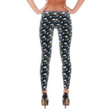 Leggings - Birds Black - Image 2