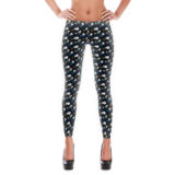 Leggings - Birds Black